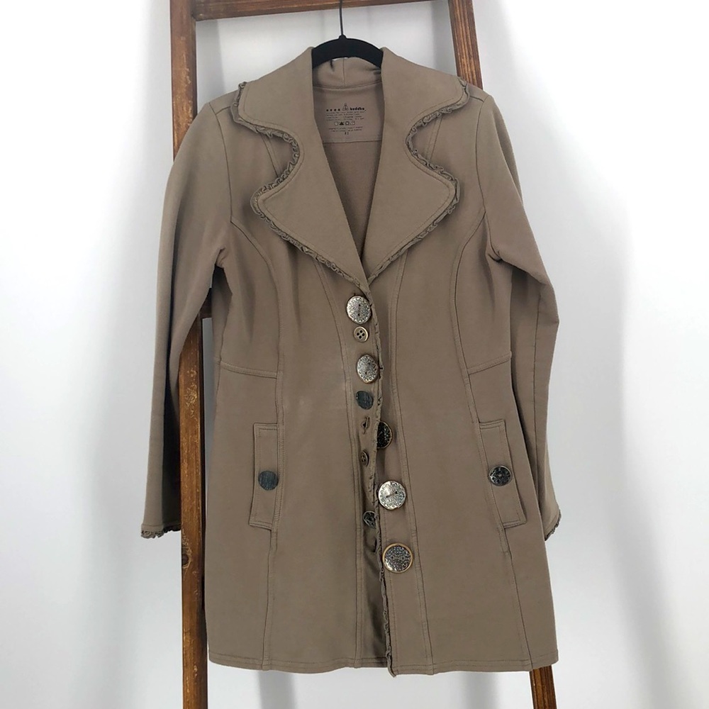 Neon Buddha Tan Jacket Sz XS
